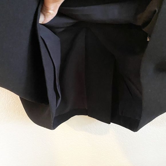 Rachel Roy Black Tie V-neck Elastic Waistband Dress size 8 Zipper Back Lined - Picture 6 of 12